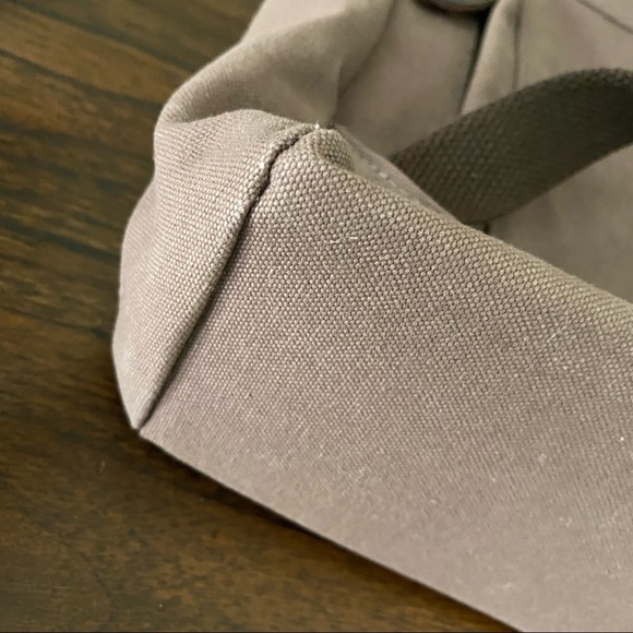 Unisoul Rugged Leather Canvas Brown Mocha Backpack Shoulder Book School Bag - Picture 4 of 13